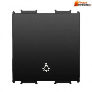 Viko Panasonic Thea Modüler Siyah 2M Light Düğme/Kapak (Mekanizma Hariç)